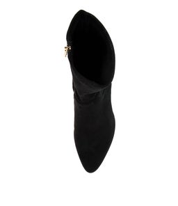 TAYLAN DJ BLACK STRETCH MICROSUEDE