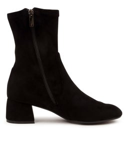 CHECKIE DJ BLACK STRETCH MICROSUEDE