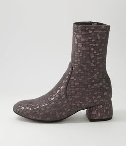 CHECKIE DJ GREY SPARKS STRETCH MICROSUEDE