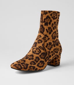 HARTFUL DJ LEOPARD STRETCH MICROSUEDE