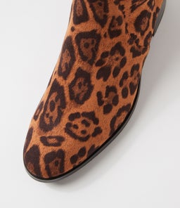 TIMOTHIE DJ LEOPARD STRETCH MICROSUEDE