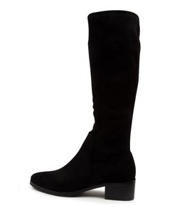 TIMOTHIE DJ BLACK STRETCH MICROSUEDE
