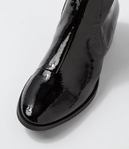 TIMOTHIE DJ BLACK STRETCH PATENT PU