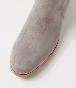 TIMOTHIE DJ GREY STRETCH MICROSUEDE