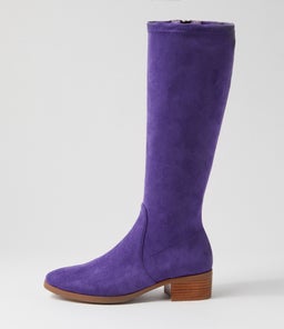 TIMOTHIE DJ PURPLE STRETCH MICROSUEDE