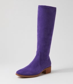 TIMOTHIE DJ PURPLE STRETCH MICROSUEDE