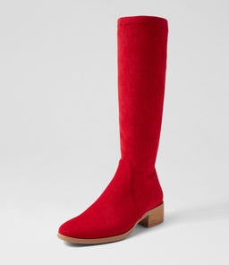 TIMOTHIE DJ RED STRETCH MICROSUEDE