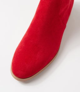 TIMOTHIE DJ RED STRETCH MICROSUEDE