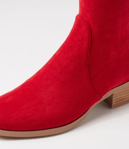 TIMOTHIE DJ RED STRETCH MICROSUEDE