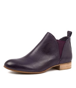 FOE LRG AUBERGINE LEATHER