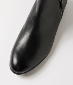 FAYE DJL BLACK BLACK HEEL LEATHER