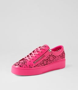 LEITHA DJ HOT PINK HOT PINK SOLE LEATHER