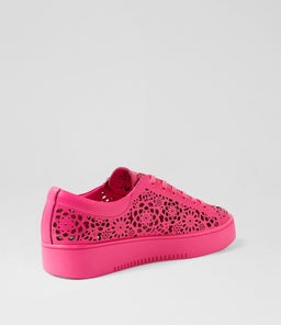 LEITHA DJ HOT PINK HOT PINK SOLE LEATHER