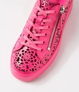 LEITHA DJ HOT PINK HOT PINK SOLE LEATHER