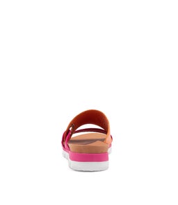 LENOX DJ FUCHSIA BRIGHT ORANGE LEATHER