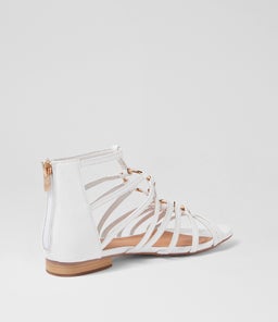 PRATIK DJ WHITE LEATHER