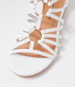 PRATIK DJ WHITE LEATHER