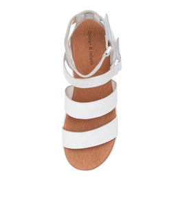 RHEAN DJ WHITE LEATHER