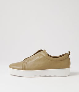 LULIE DJL KHAKI WHITE SOLE LEATHER