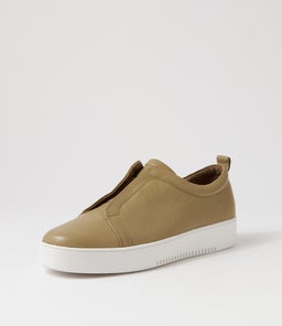 LULIE DJL KHAKI WHITE SOLE LEATHER