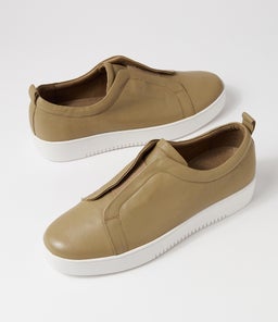 LULIE DJL KHAKI WHITE SOLE LEATHER