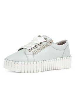 BASSEL DJ PALE BLUE WHITE SOLE LEATHER