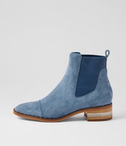 FORDA DJ DENIM DENIM METALLIC SUEDE ELASTIC