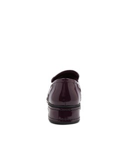 GUSTAVE DJ AUBERGINE BLACK PATENT LEATHER