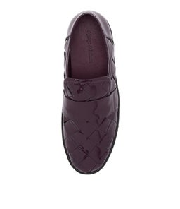 GUSTAVE DJ AUBERGINE BLACK PATENT LEATHER