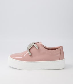 SHELINA DJ PINK WHITE SOLE PATENT LEATHER