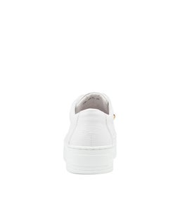 SHELINA DJ WHITE WHITE SOLE LEATHER
