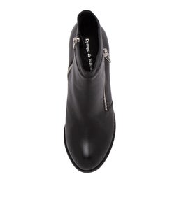 SIGNE DJ BLACK BLACK HEEL LEATHER