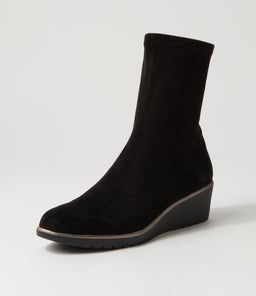 UNAX DJ BLACK STRETCH MICROSUEDE