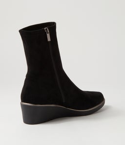 UNAX DJ BLACK STRETCH MICROSUEDE