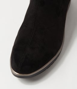 UNAX DJ BLACK STRETCH MICROSUEDE