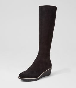 UBER DJ BLACK STRETCH MICROSUEDE