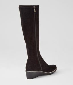 UBER DJ BLACK STRETCH MICROSUEDE