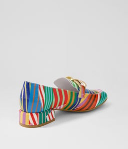 VIVANDY DJ STRIPE MULTI PATENT LEATHER
