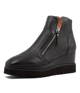 WAISY DJ BLACK BLACK&BLACK LEATHER SOLE