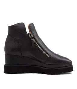 WAISY DJ BLACK BLACK&BLACK LEATHER SOLE