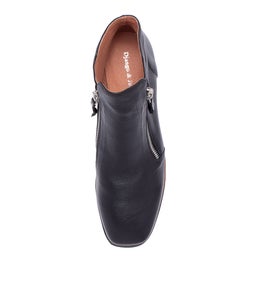 WAISY DJ BLACK NAT&BLACK LEATHER SOLE