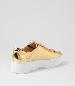 WOLFIE DJ OLD GOLD WHITE SOLE CROC LEATHER