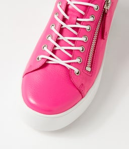 WOLFIE DJ HOT PINK WHITE SOLE LEATHER