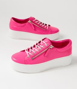 WOLFIE DJ HOT PINK WHITE SOLE LEATHER
