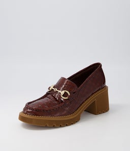 ZOEY DJ NUTMEG CROC LEATHER