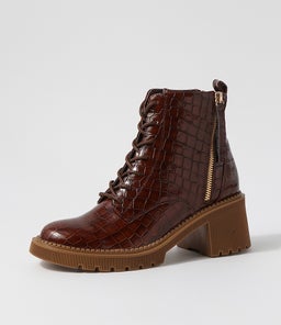 ZYAN DJ NUTMEG CROC LEATHER