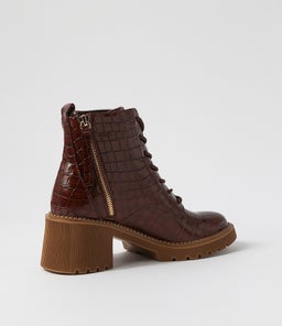 ZYAN DJ NUTMEG CROC LEATHER