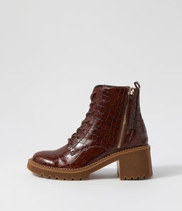 ZYAN DJ NUTMEG CROC LEATHER