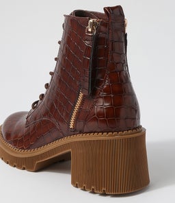 ZYAN DJ NUTMEG CROC LEATHER