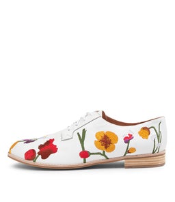 AUBRIE DJL WHITE MULTI LEATHER